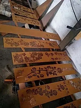 Bina Dekorasyonu için Corten Çelik Ekran Duvar