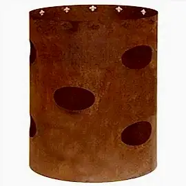 Kamp Seyahat Barbekü Grill Corten Ateş Çukuru