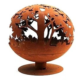 Corten Çelik Ateş Çukuru Topu