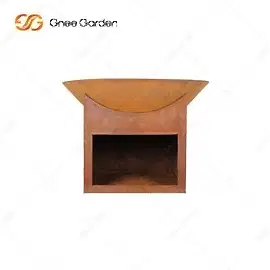 Açık Bahçe İçin Corten Çelik Yangın Kasesi