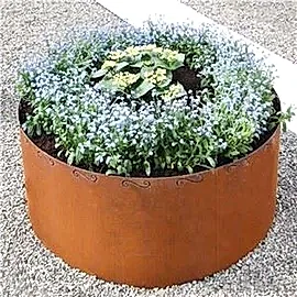 Kenarlı Lazer Kesim Corten Çelik Metal Kenar Arka Bahçe Dekorasyonu Üretiyor