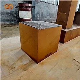 Açık Manzara Corten Çelik Ateş Çukuru