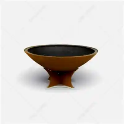 Corten Çelik Ateşli Barbekü Açık Şenlik Ateşi