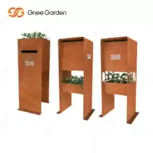 Corten Çelik Posta Kutuları Suya Dayanıklı