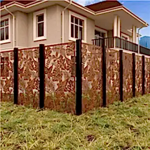 Corten Çelik Gizlilik Ekranı Bahçe Bölücü