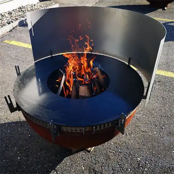 corten steel barbecue