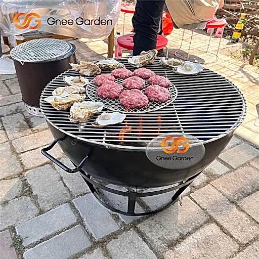 corten steel barbecue