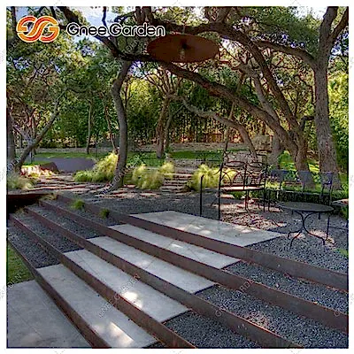 Corten çelik merdivenler